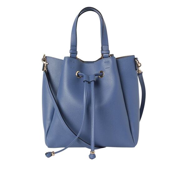 H&M Blue Bucket Shoulder Bag NWT - Picture 1 of 12